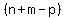 %28n%2Bm-p%29