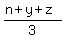 %28n%2By%2Bz%29%2F3