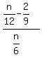 %28n%2F12-+2%2F9%29%2F%28n%2F6%29