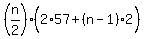 %28n%2F2%29%282%2A57%5E%22%22%2B%28n-1%292%29