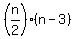 %28n%2F2%29%2A%28n-3%29