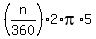 %28n%2F360%292%2Api%2A5