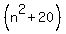 %28n%5E2%2B20%29