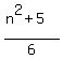 %28n%5E2%2B5%29%2F6