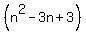%28n%5E2-3n%2B3%29