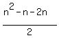 %28n%5E2-n-2n%29%2F2