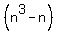 %28n%5E3-n%29
