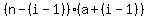 %28n-%28i-1%29%29%28a%2B%28i-1%29%29