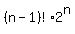 %28n-1%29%21%2A2%5En