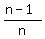%28n-1%29%2Fn