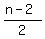 %28n-2%29%2F2