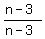 %28n-3%29%2F%28n-3%29