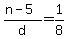%28n-5%29%2Fd+=+1%2F8