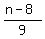 %28n-8%29%2F9