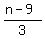 %28n-9%29%2F3