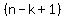 %28n-k%2B1%29