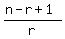 %28n-r%2B1%29%2Fr