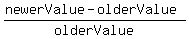 %28newerValue+-+olderValue%29%2FolderValue