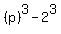%28p%29%5E3+-+2%5E3