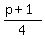 %28p%2B1%29%2F4