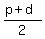 %28p%2Bd%29%2F2
