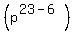%28p%5E%2823-6%29%29