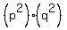 %28p%5E2%29%28q%5E2%29