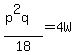 %28p%5E2q%29%2F18=4W