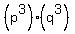 %28p%5E3%29%28q%5E3%29
