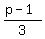 %28p-1%29%2F3