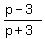 %28p-3%29%2F%28p%2B3%29