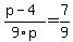 %28p-4%29%2F9p=7%2F9