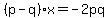 %28p-q%29x=-2pq