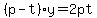 %28p-t%29y=2pt