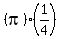 %28pi%29%281%2F4%29