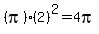 %28pi%29%282%29%5E2+=+4pi