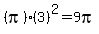 %28pi%29%283%29%5E2+=+9pi