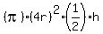 %28pi%29%284r%29%5E2%281%2F2%29h