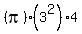 %28pi%29%2A%283%5E2%29%2A4