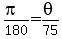 %28pi%29%2F180=theta%2F75