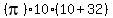 %28pi%2910%2810%2B32%29