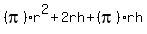 %28pi%29r%5E2%2B2rh%2B%28pi%29rh