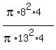 %28pi%2A8%5E2%2A4%29%2F%28pi%2A13%5E2%2A4%29