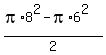 %28pi%2A8%5E2-pi%2A6%5E2%29%2F2