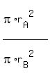 %28pi%2Ar%5BA%5D%5E2%29%2F%28pi%2Ar%5BB%5D%5E2%29