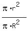 %28pi%2Ar%5E2%29%2F%28pi%2AR%5E2%29