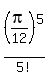 %28pi%2F12%29%5E5%2F5%21
