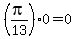 %28pi%2F13%290=0