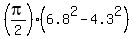 %28pi%2F2%29%286.8%5E2-4.3%5E2%29