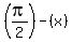 %28pi%2F2%29-+%28x%29